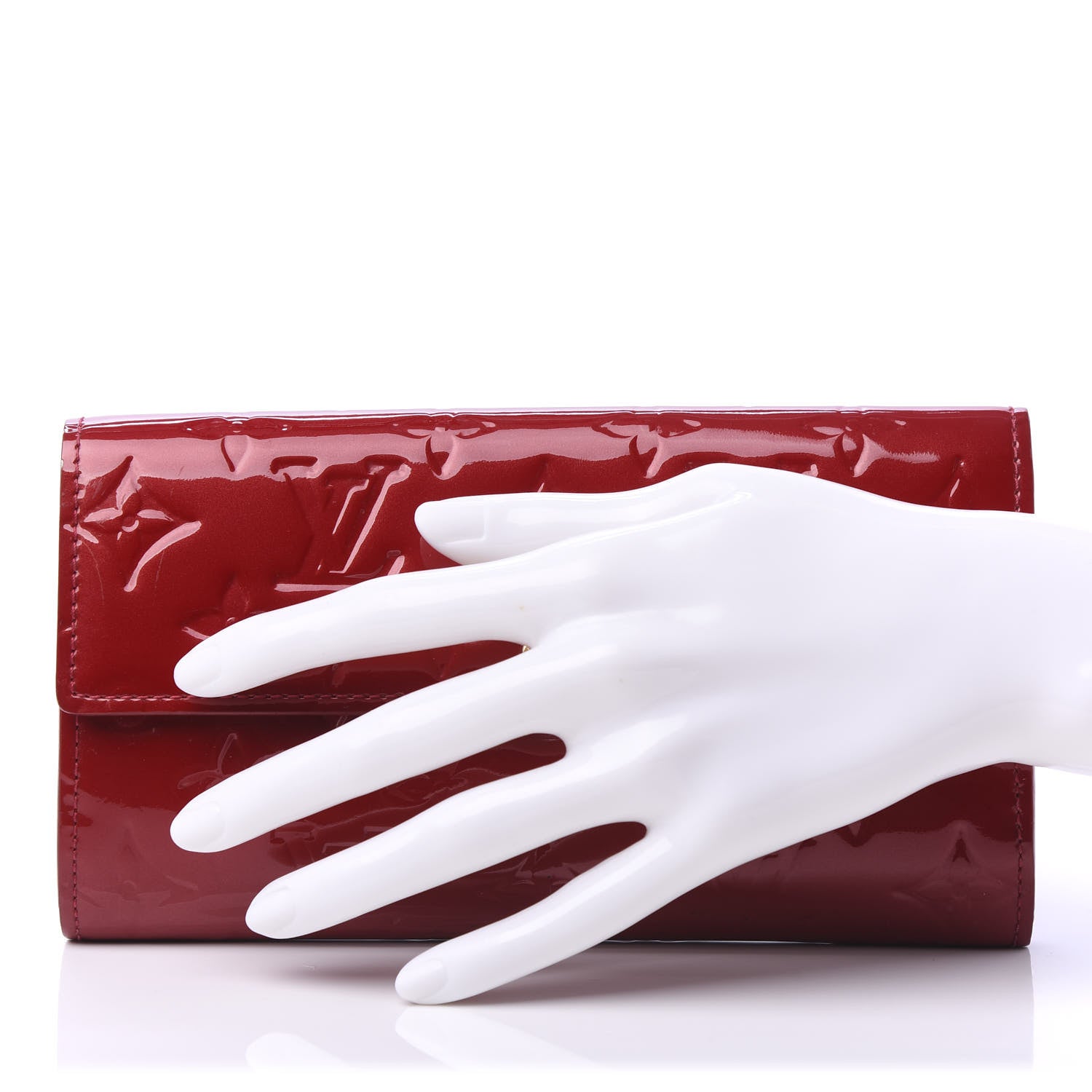 Louis Vuitton Vernis Sarah Wallet Pomme D'Amour 2 of 10