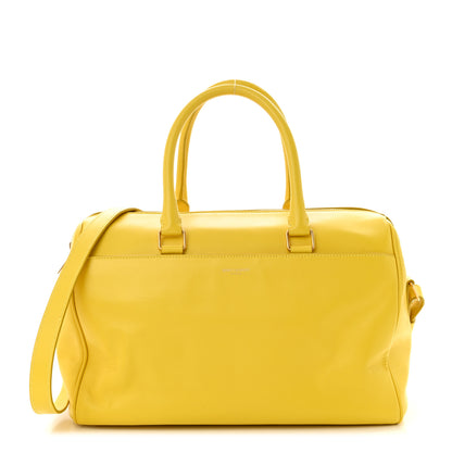 Saint Laurent Calfskin Classic Duffle 6 Yellow 1 of 14