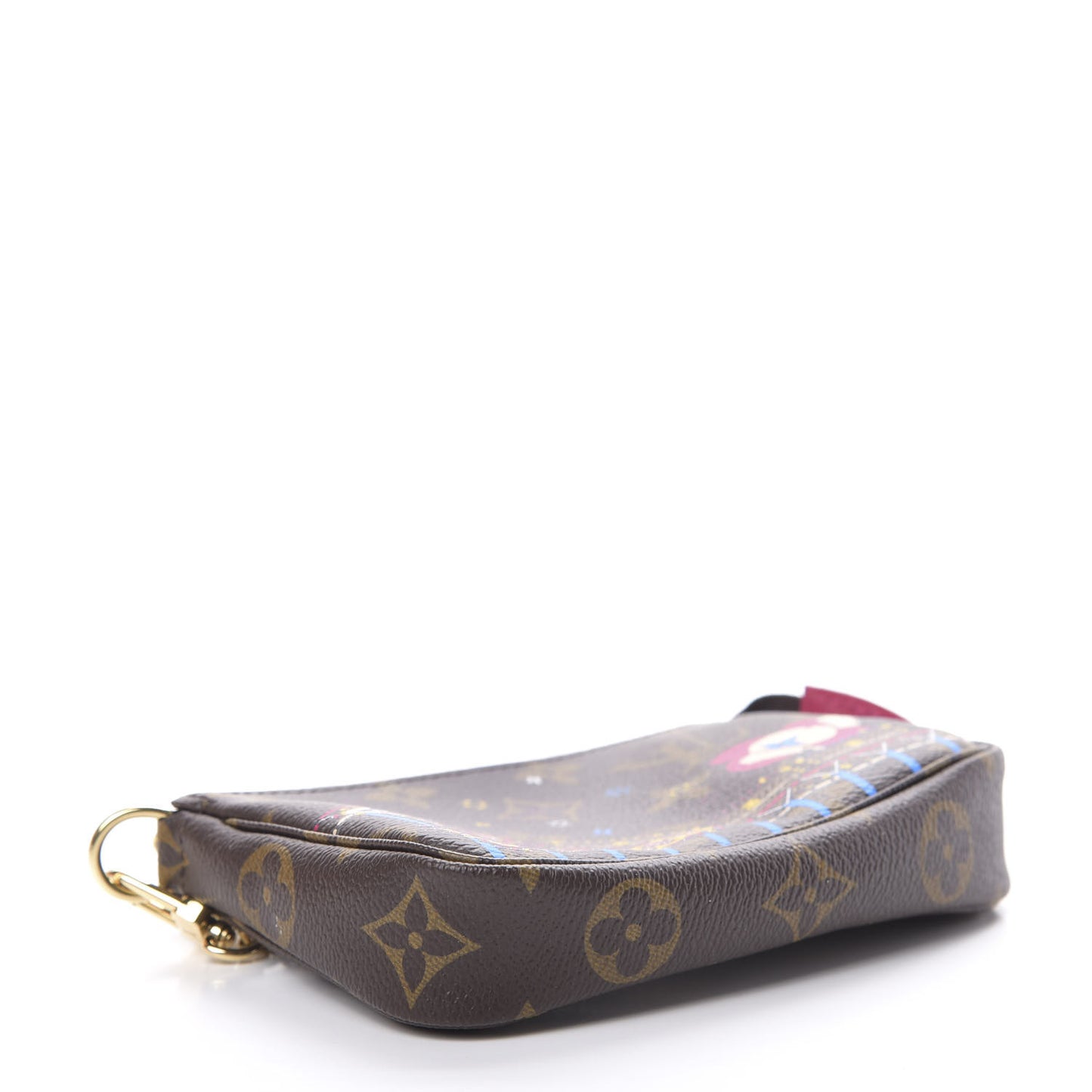 Monogram 2020 Christmas Animation Roller Coaster Mini Pochette Accessories Pivoine