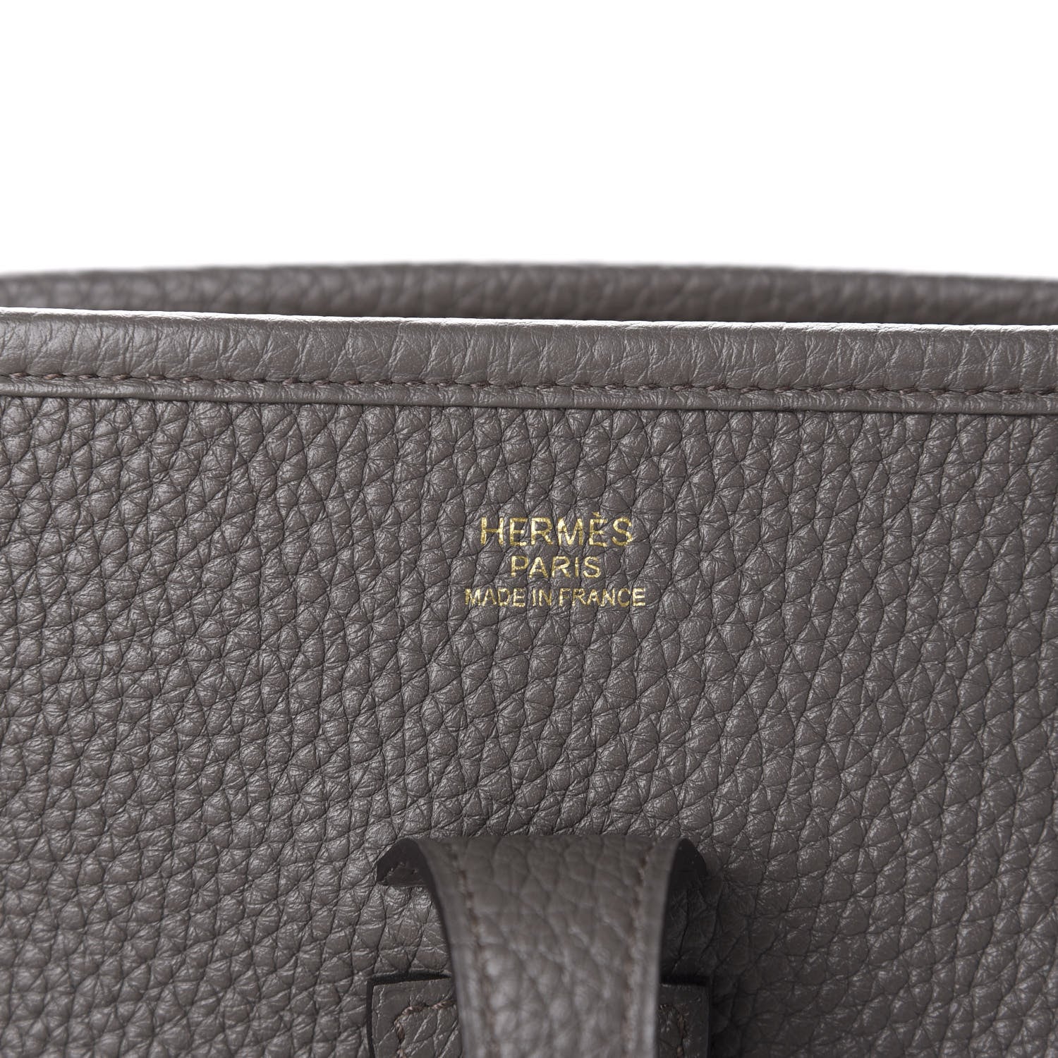 Hermes Taurillon Clemence Evelyne III PM Etain 8 of 9