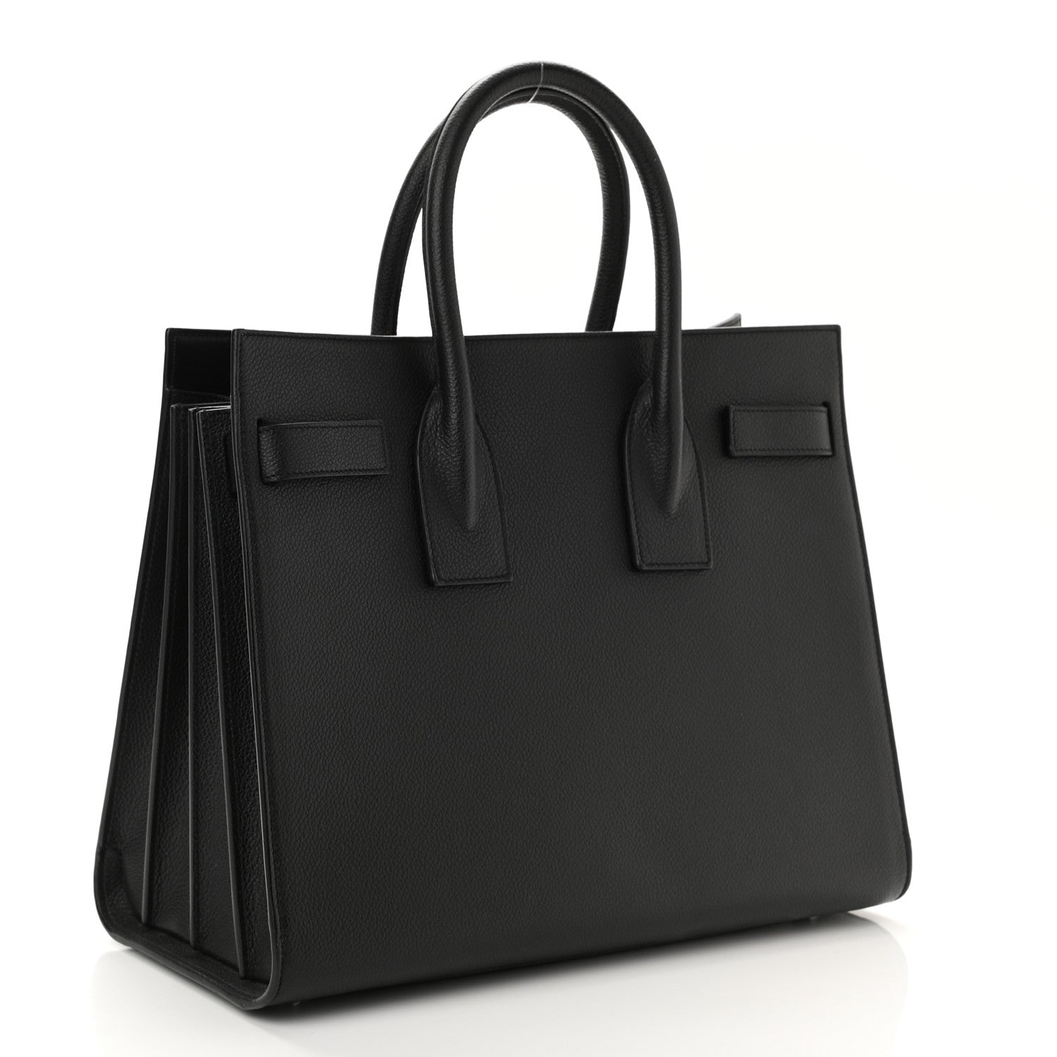 Saint Laurent Grained Calfskin Small Sac De Jour Black 3 of 10