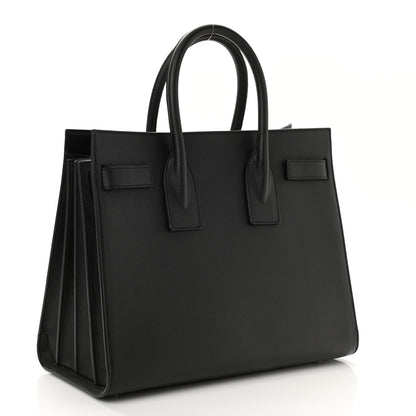 Saint Laurent Grained Calfskin Small Sac De Jour Black 3 of 10