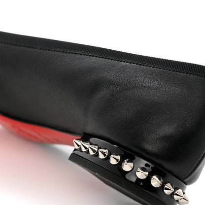 Christian Louboutin Shiny Nappa La Massine Flats 38 Black 10 of 18
