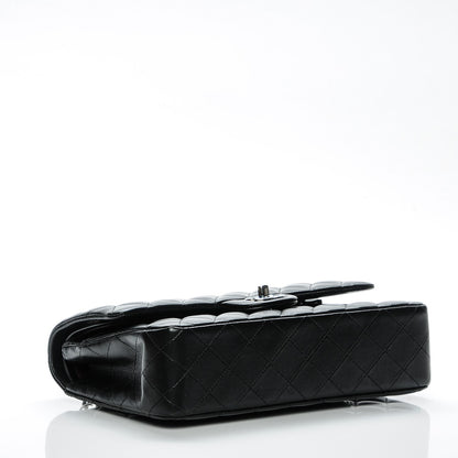 Chanel Lambskin Quilted Medium Double Flap Black 4 of 8