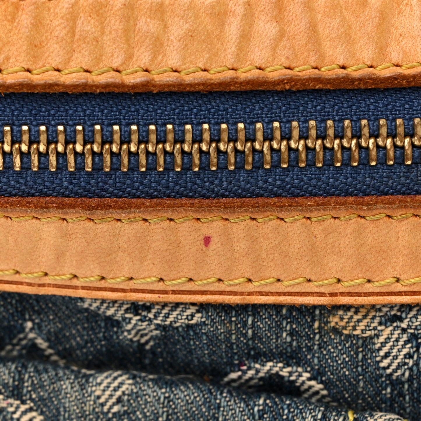 Monogram Denim Baggy PM Blue