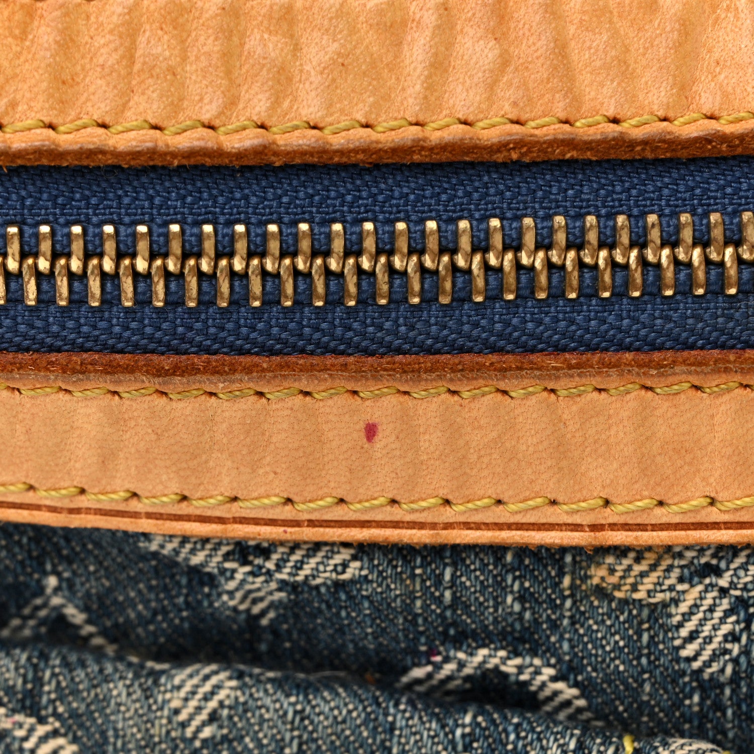 Louis Vuitton Monogram Denim Baggy PM Blue 10 of 10