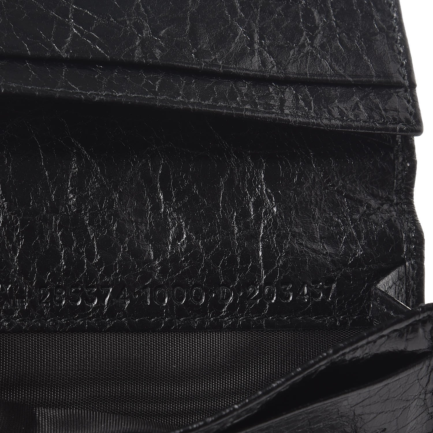 Balenciaga Agneau Giant 12 Silver Hardware Card Case Black 8 of 8
