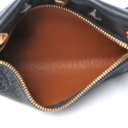 MCM Visetos Small Dual Stark Pocket Backpack Black 16 of 16