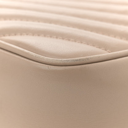 Saint Laurent Calfskin Matelasse Monogram Lou Camera Bag Nude Powder 13 of 14