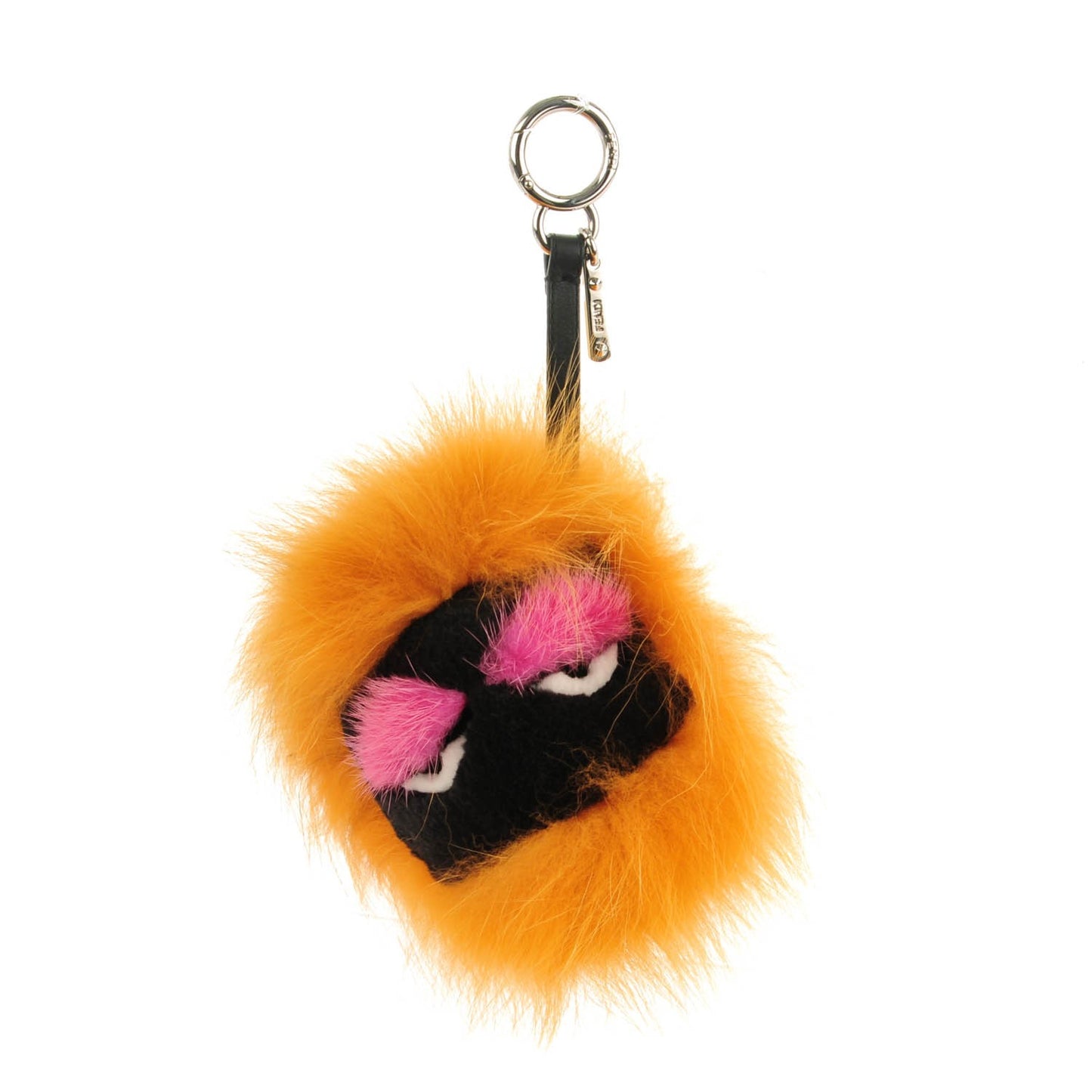 Fox Mink Rabbit Fur Vitello Flamingo Monster Bag Bug Charm Honey Black Multicolor
