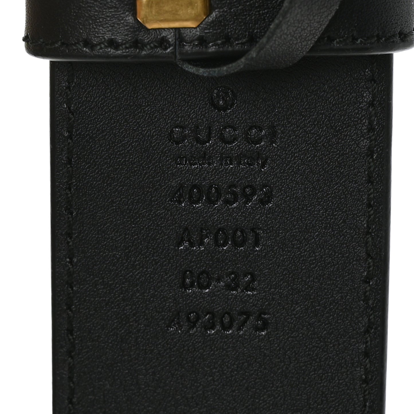 Calfskin Double G 40mm Belt 80 32 Black