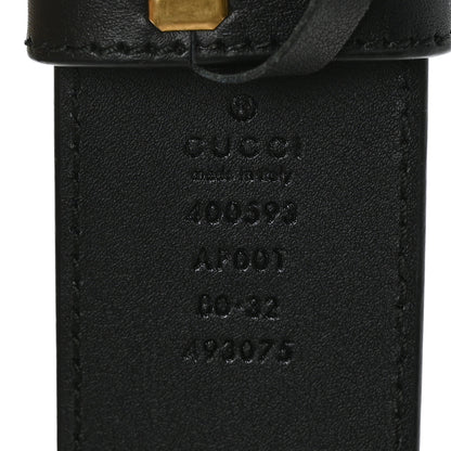Gucci Calfskin Double G 40mm Belt 80 32 Black 3 of 5