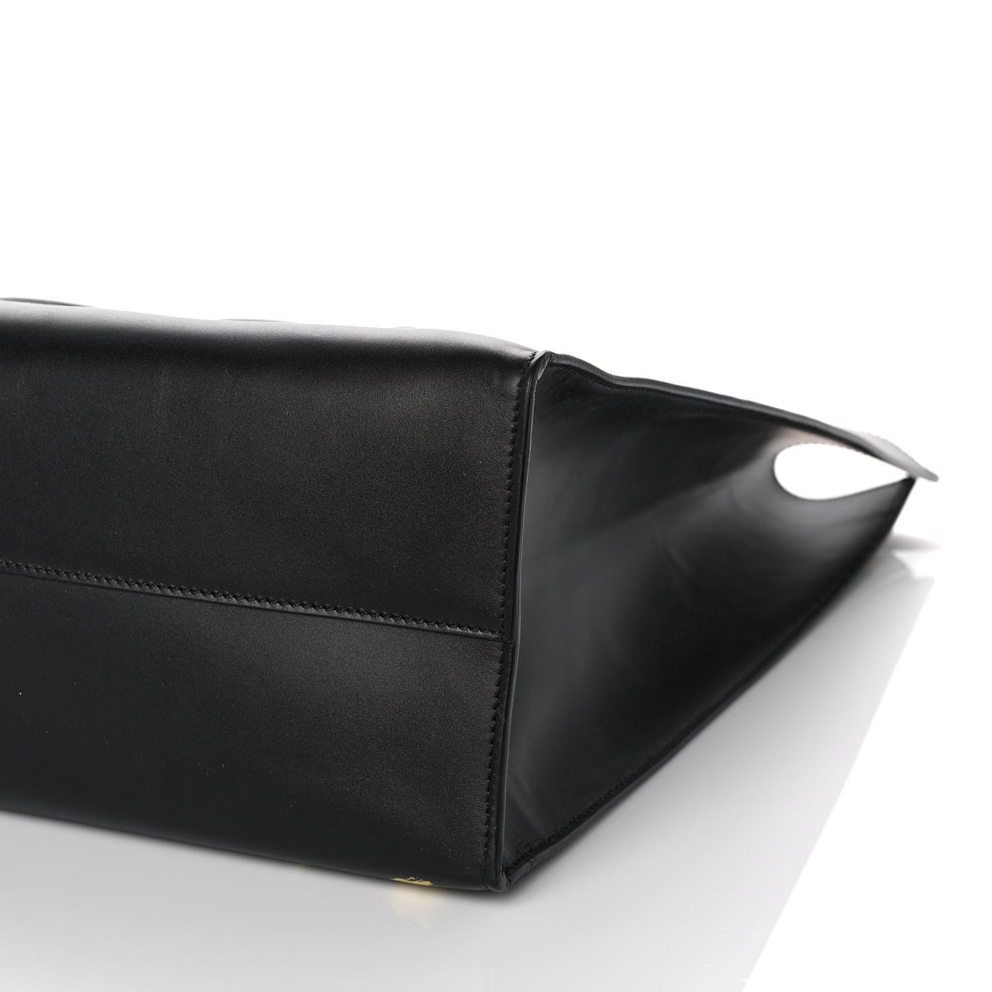 Calfskin GucciGhost Real Large XL Tote Black Yellow