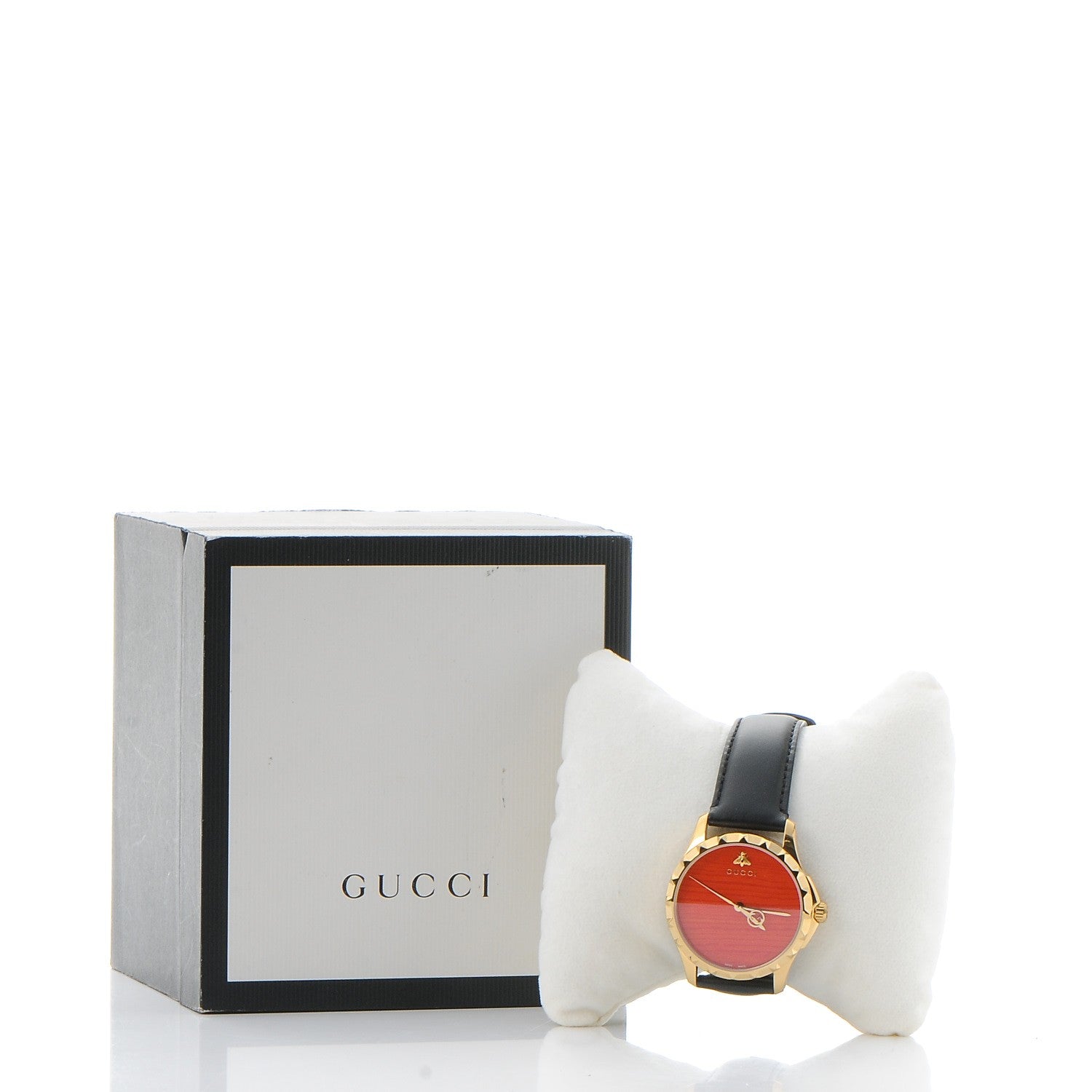 Gucci Stainless Steel Calfskin 38mm G-Timeless Quartz Watch Coral 9 of 9