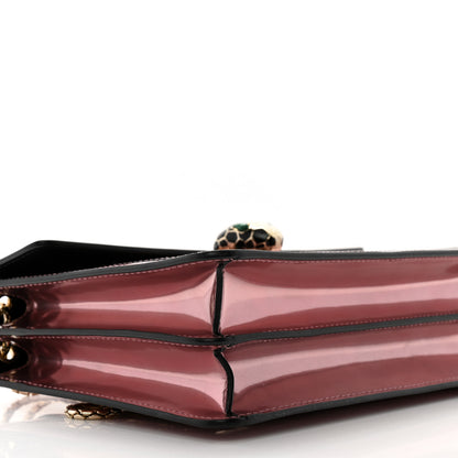 Bulgari Metallic Calfskin Serpenti Forever Crossbody Bag Rose Quartz 10 of 14