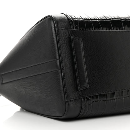 Givenchy Calfskin Crocodile Embossed Medium Antigona Black 9 of 16