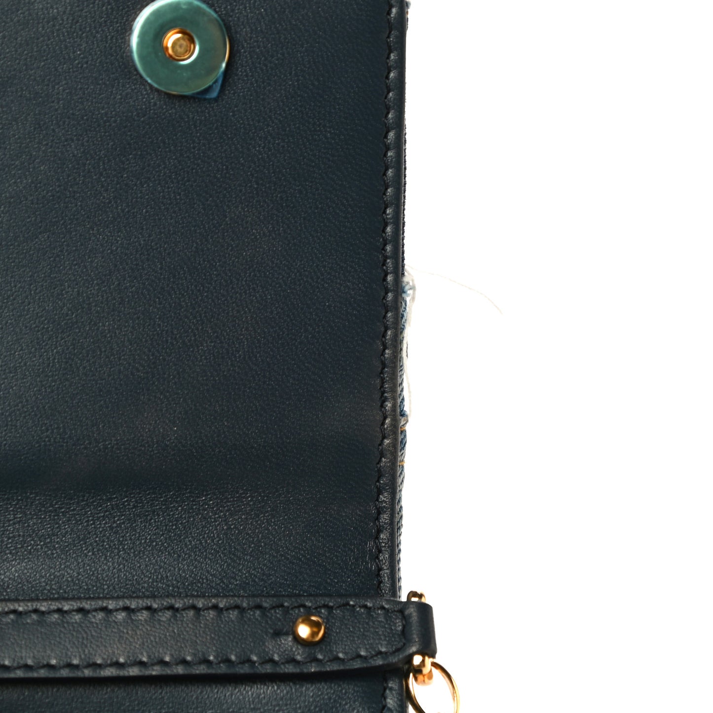 Denim Mini DG Girls Shoulder Bag Blue