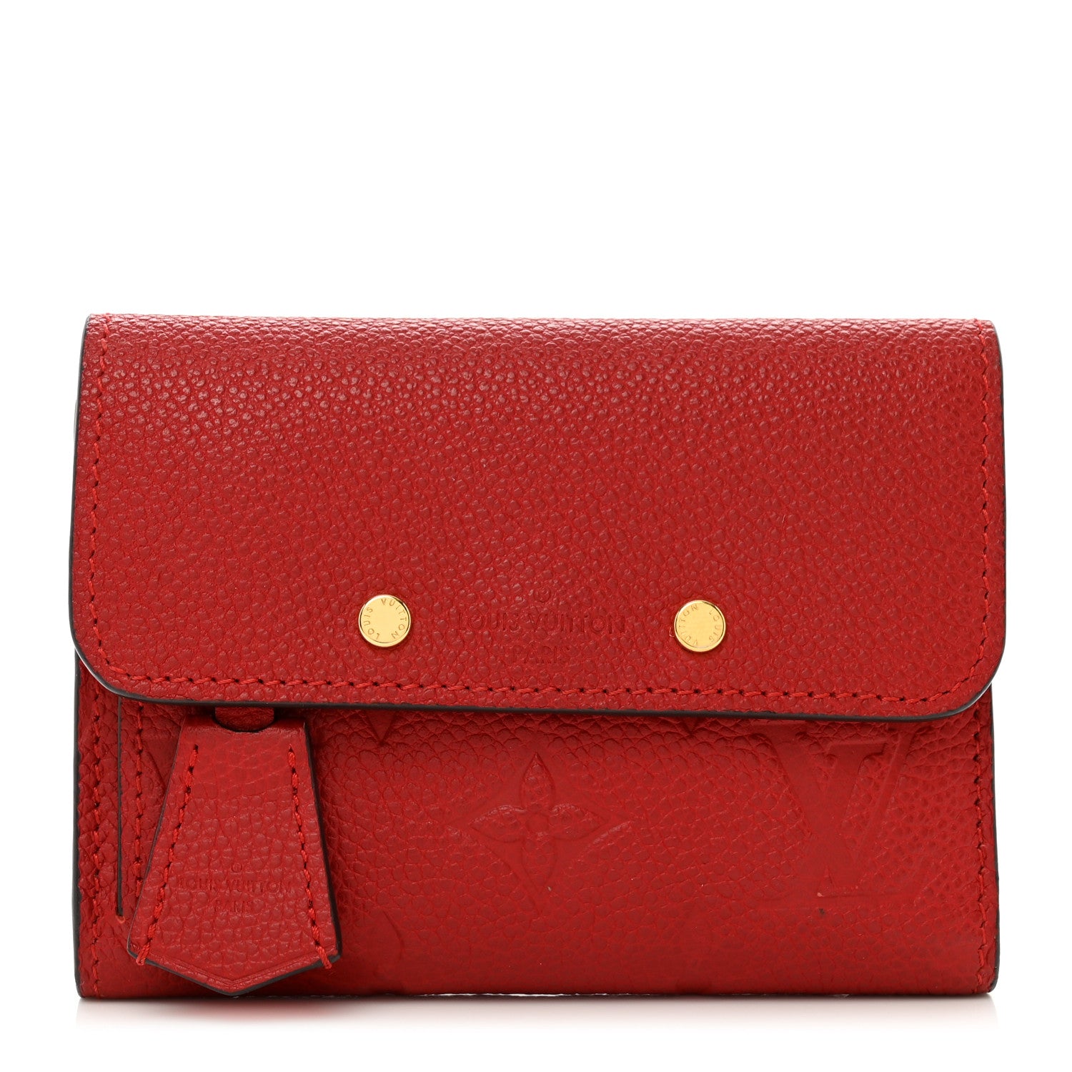 Louis Vuitton Empreinte Pont-Neuf Compact Wallet Cherry 1 of 6