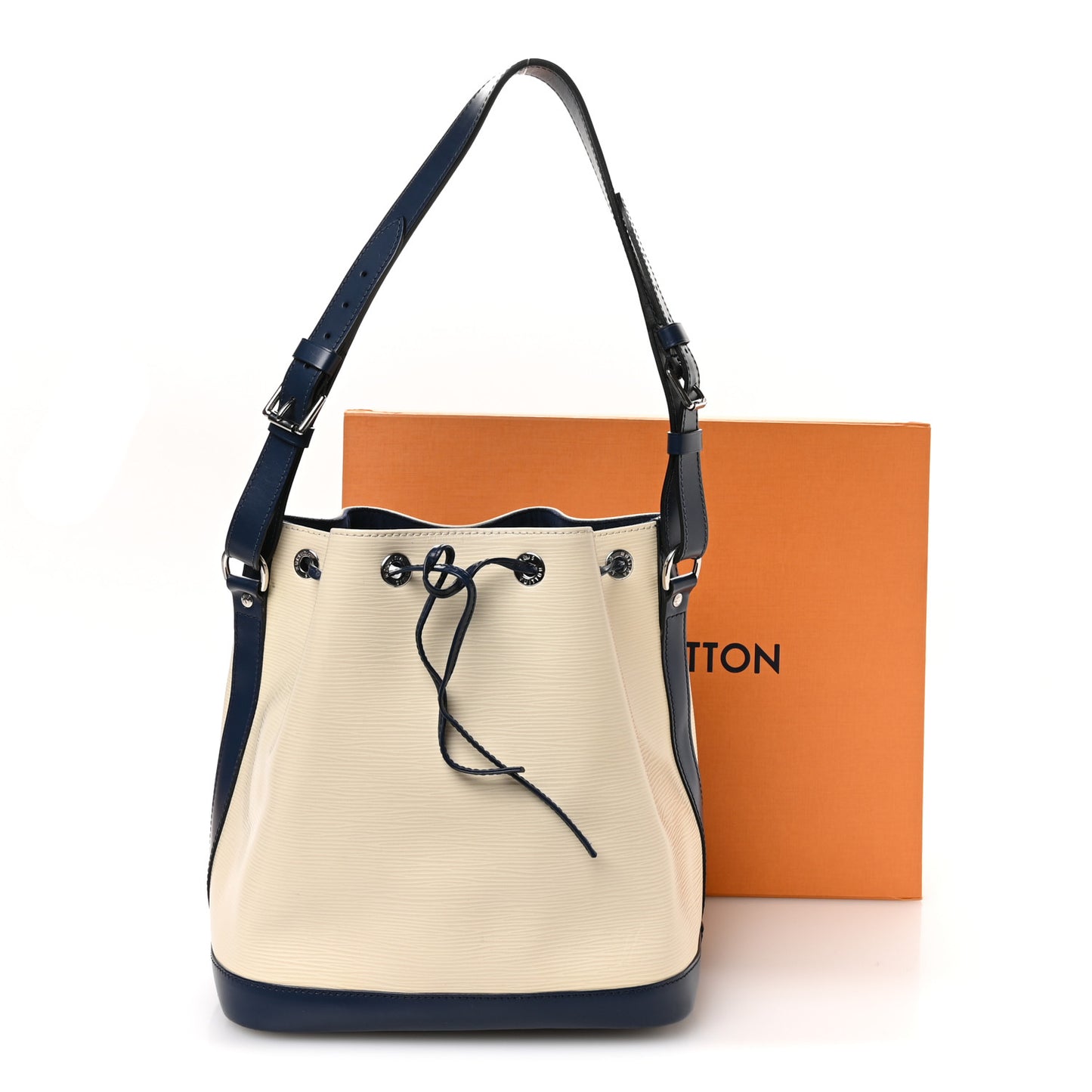 Epi Petit Bi-Color Noe Ivory Indigo