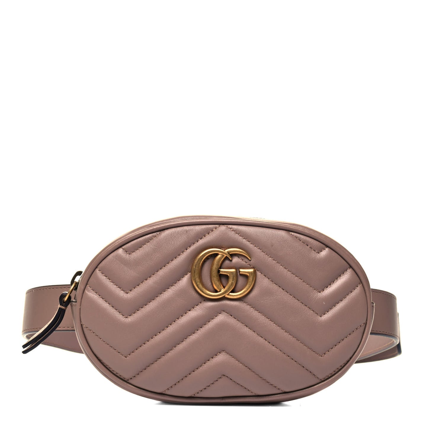 Calfskin Matelasse GG Marmont Belt Bag 75 30 Porcelain Rose