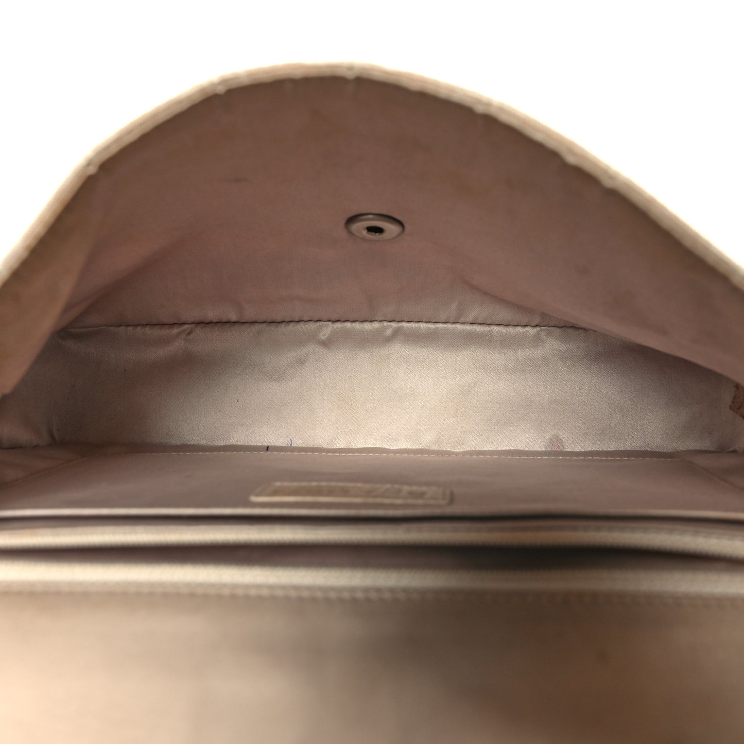 Nylon Medium Travel Flap Light Beige