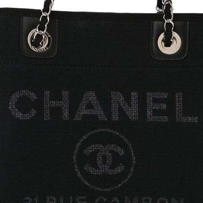 Chanel Mixed Fibers Mini Deauville Tote Black 8 of 11