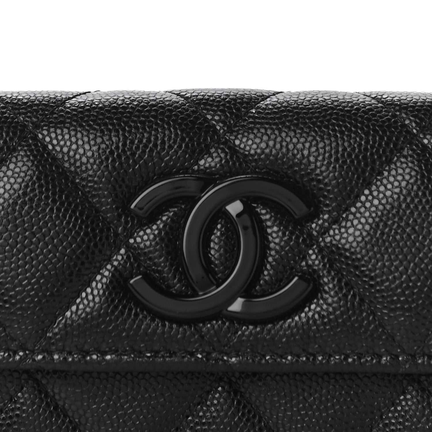 Chanel Caviar Quilted My Everything Flap Card Holder Black 2 of 10