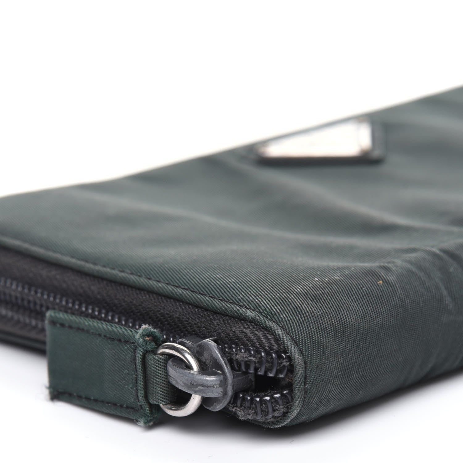 Prada Tessuto Nylon Quilted Zip Around Wallet Black 14 of 23