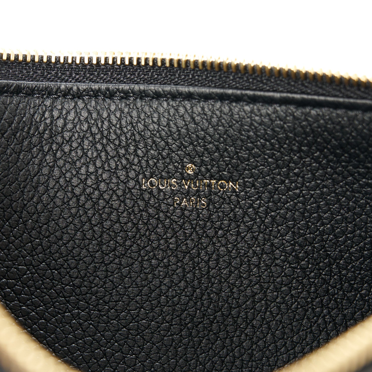 Louis Vuitton Empreinte Monogram Giant Felicie Pochette Black Beige 9 of 15