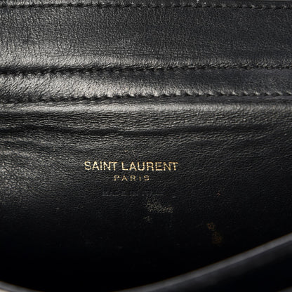 Saint Laurent Grained Calfskin Small Moujik Top Handle Bag Black 7 of 9