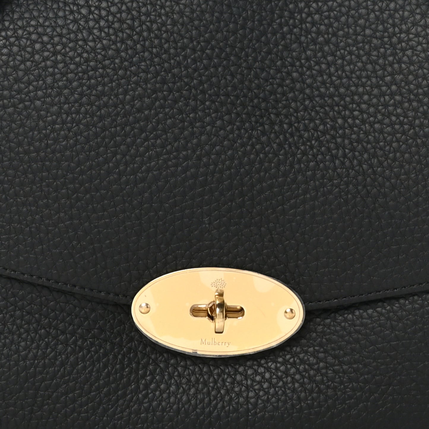 Heavy Grained Calfskin Darley Satchel Black