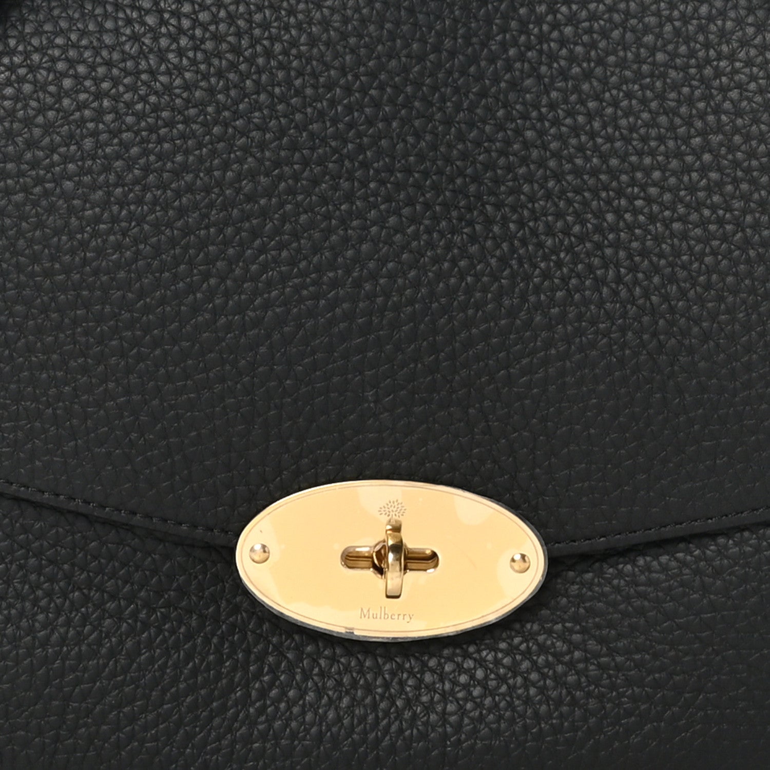 Mulberry Heavy Grained Calfskin Darley Satchel Black 7 of 9