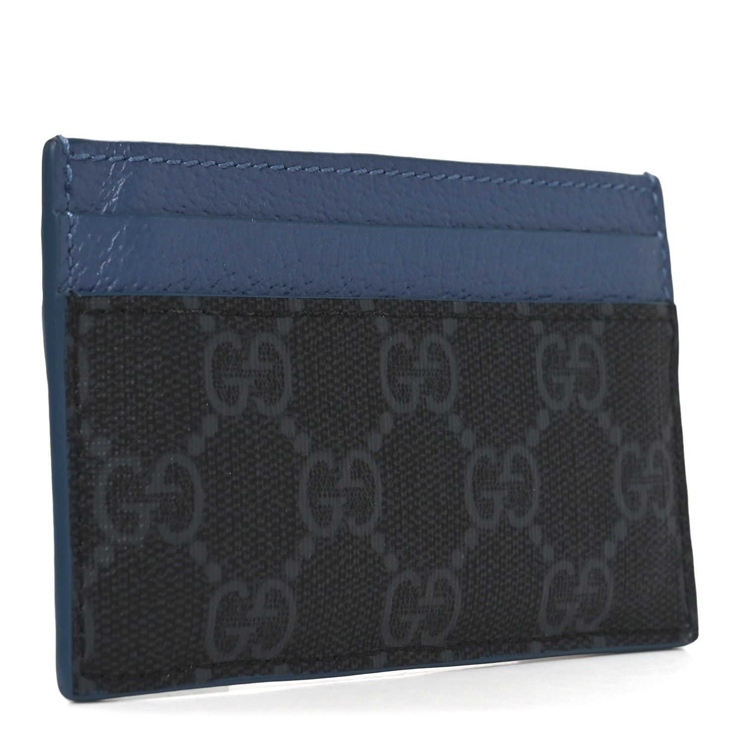 Gucci GG Supreme Monogram Bi-Color Card Holder 3 of 7