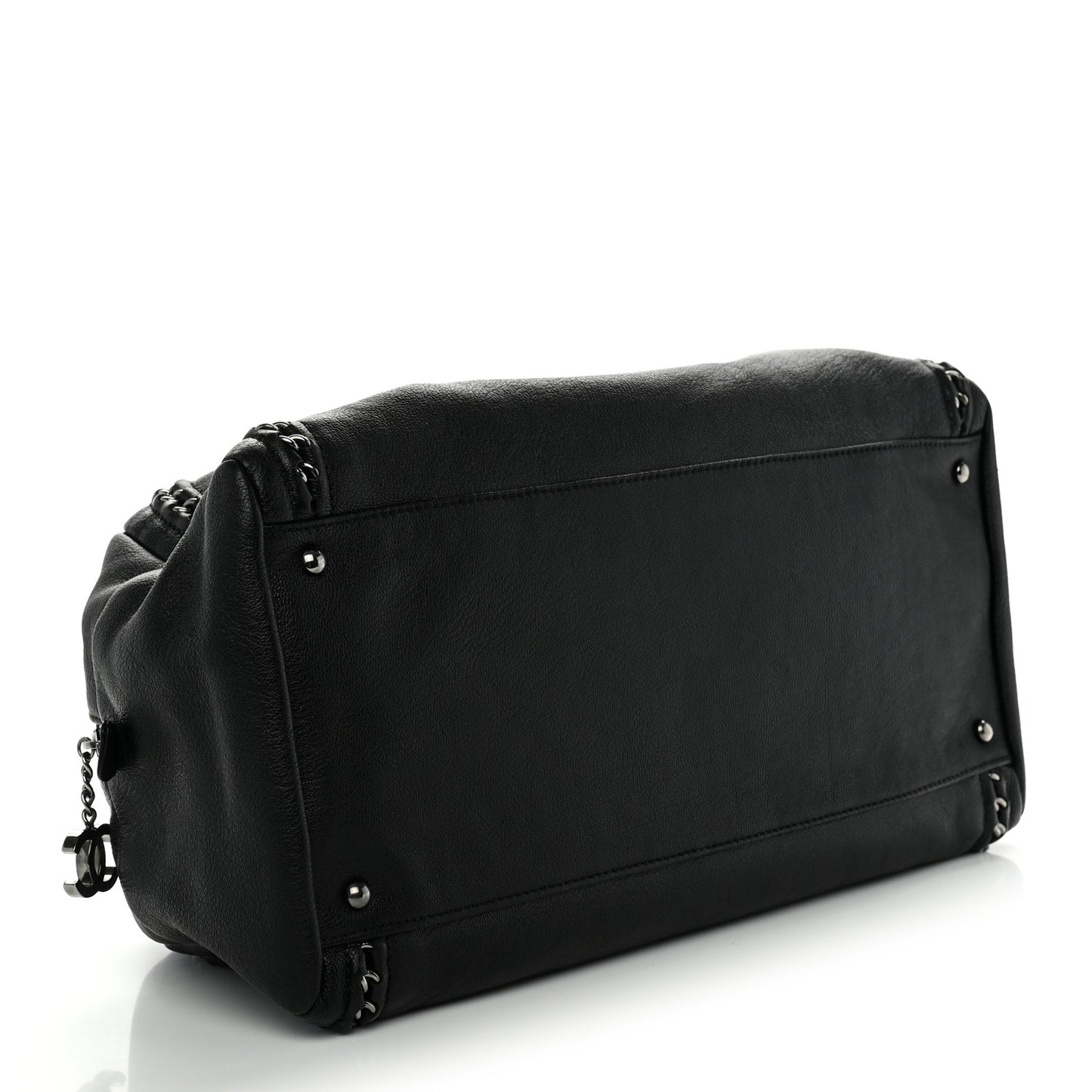 Deerskin Luxe Large Bowler Black