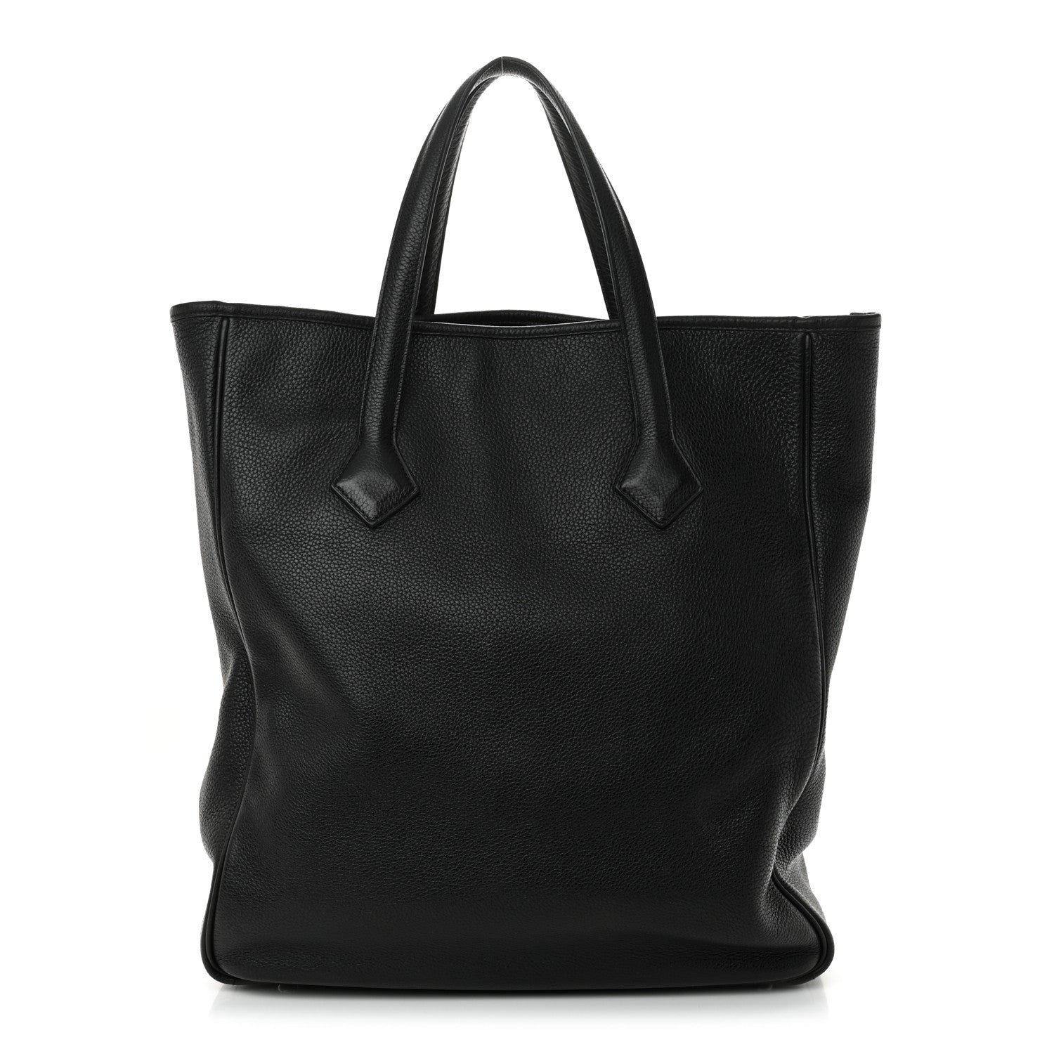 Hermes Taurillon Clemence Victoria II Cabas 35 Black 1 of 15
