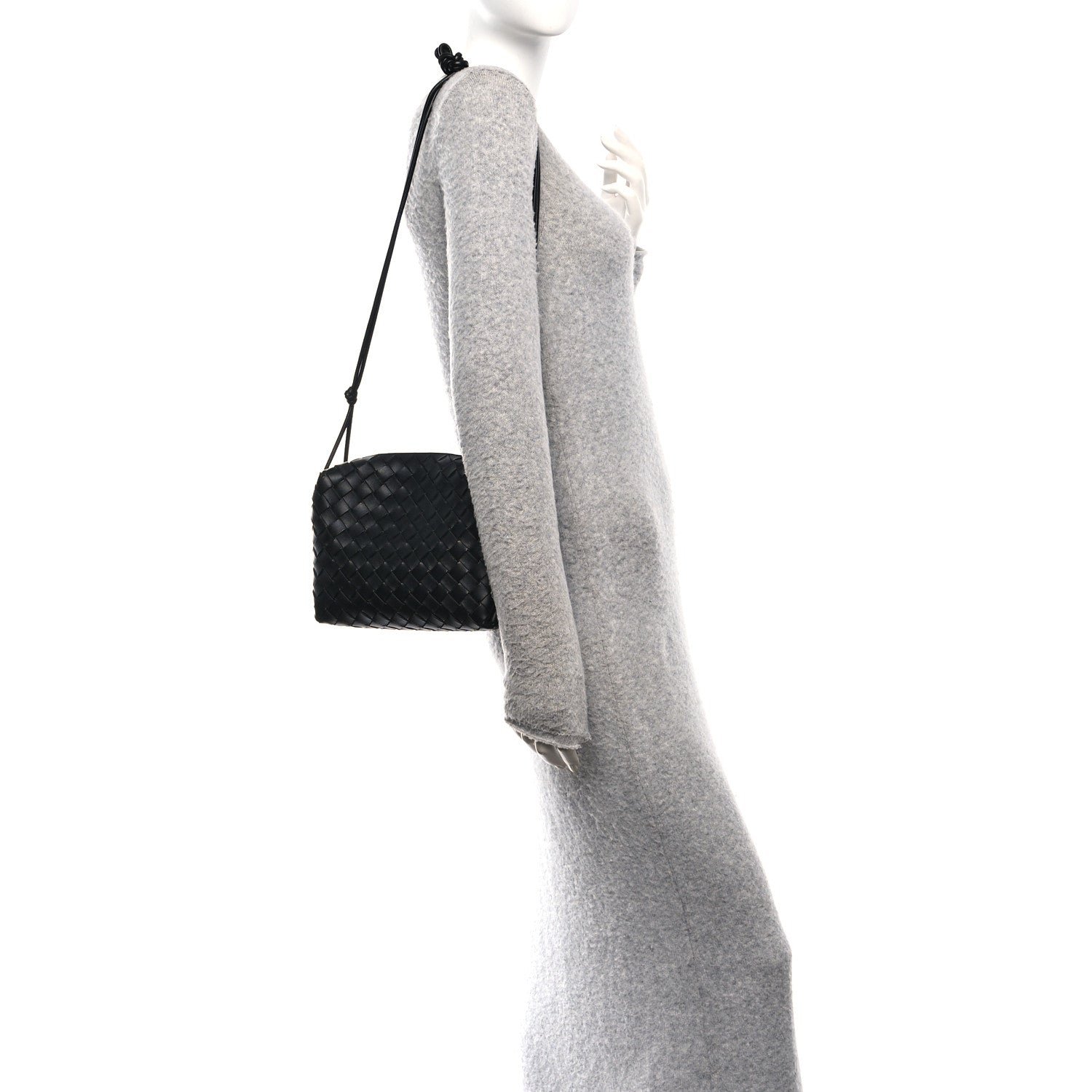 Bottega Veneta Nappa Intrecciato Small Loop Camera Bag Black 2 of 9