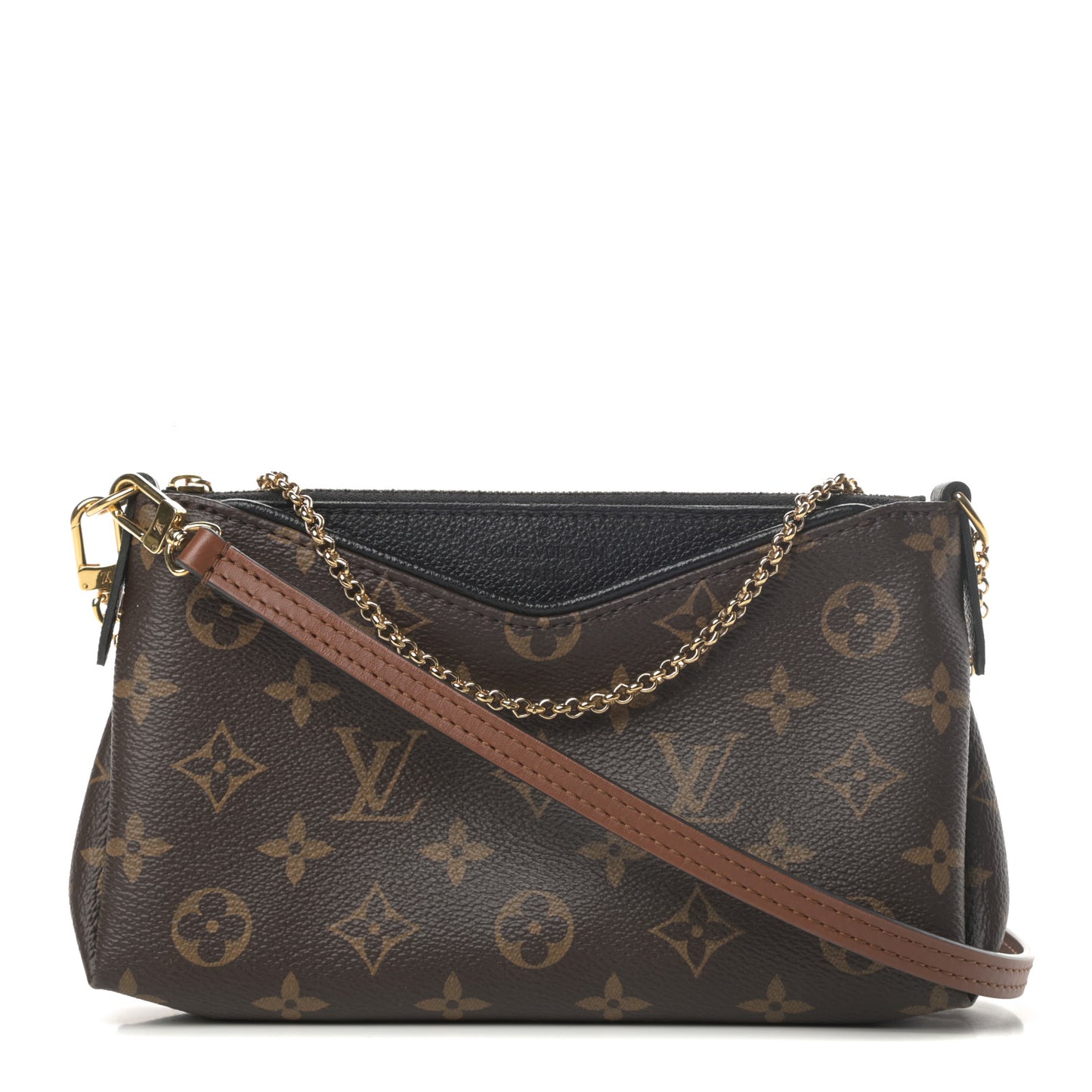 Monogram Pallas Clutch Black