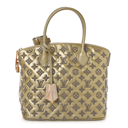 Louis Vuitton Patent Lambskin Fascination Lockit Gris 1 of 8