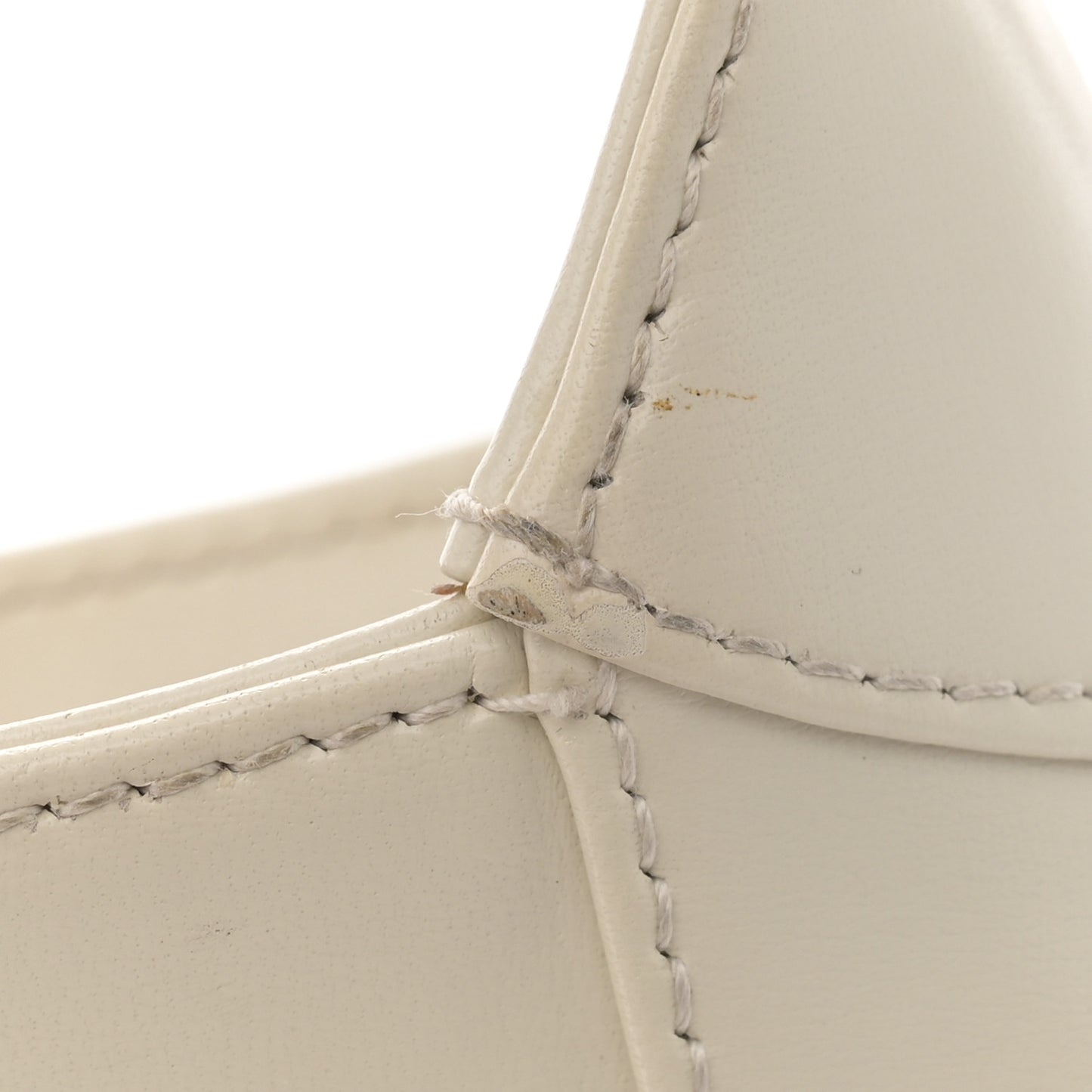 Boarded Dyana Lux Calfskin Small Jackie 1961 Hobo Mystic White