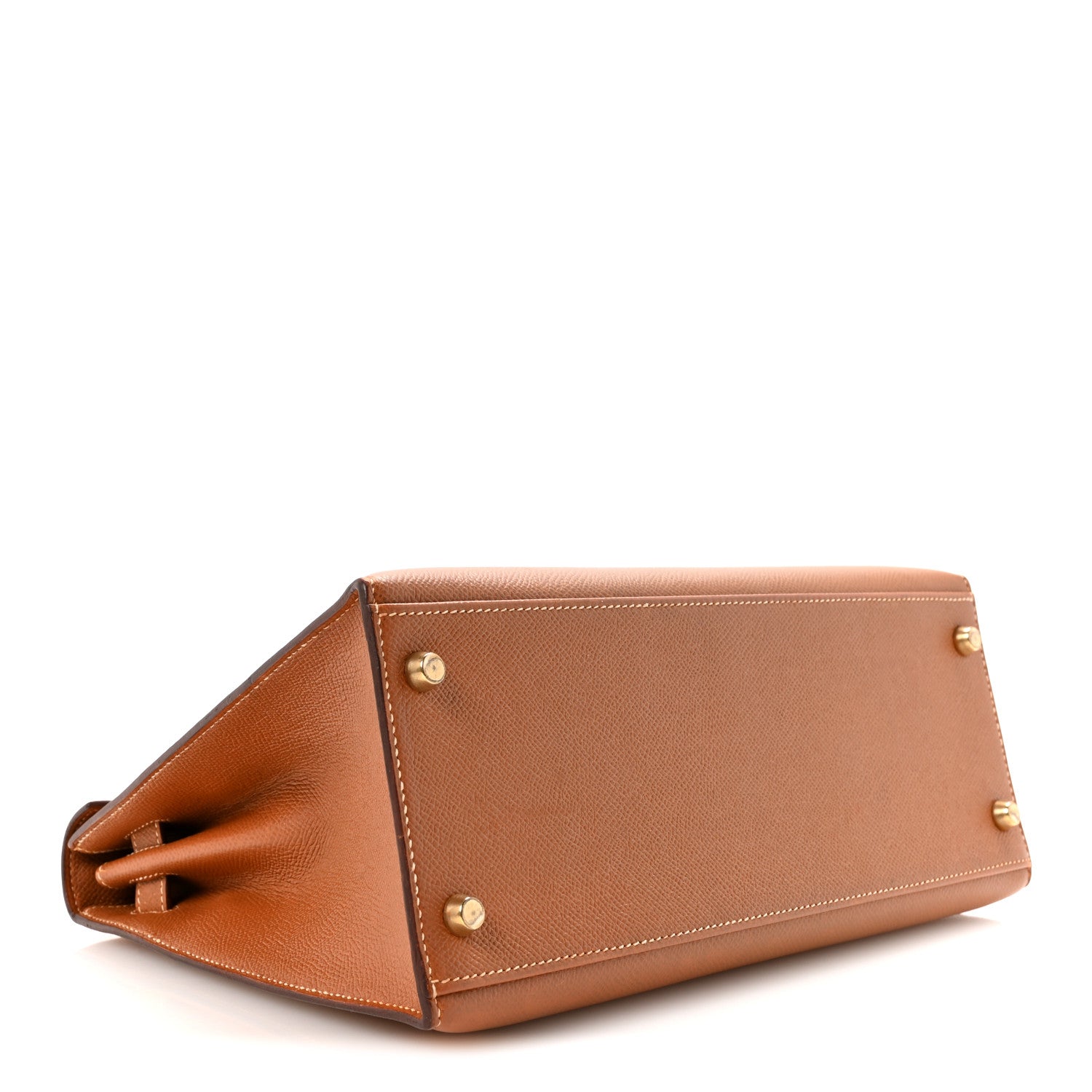 Hermes Courchevel Kelly Sellier 28 Gold 4 of 16