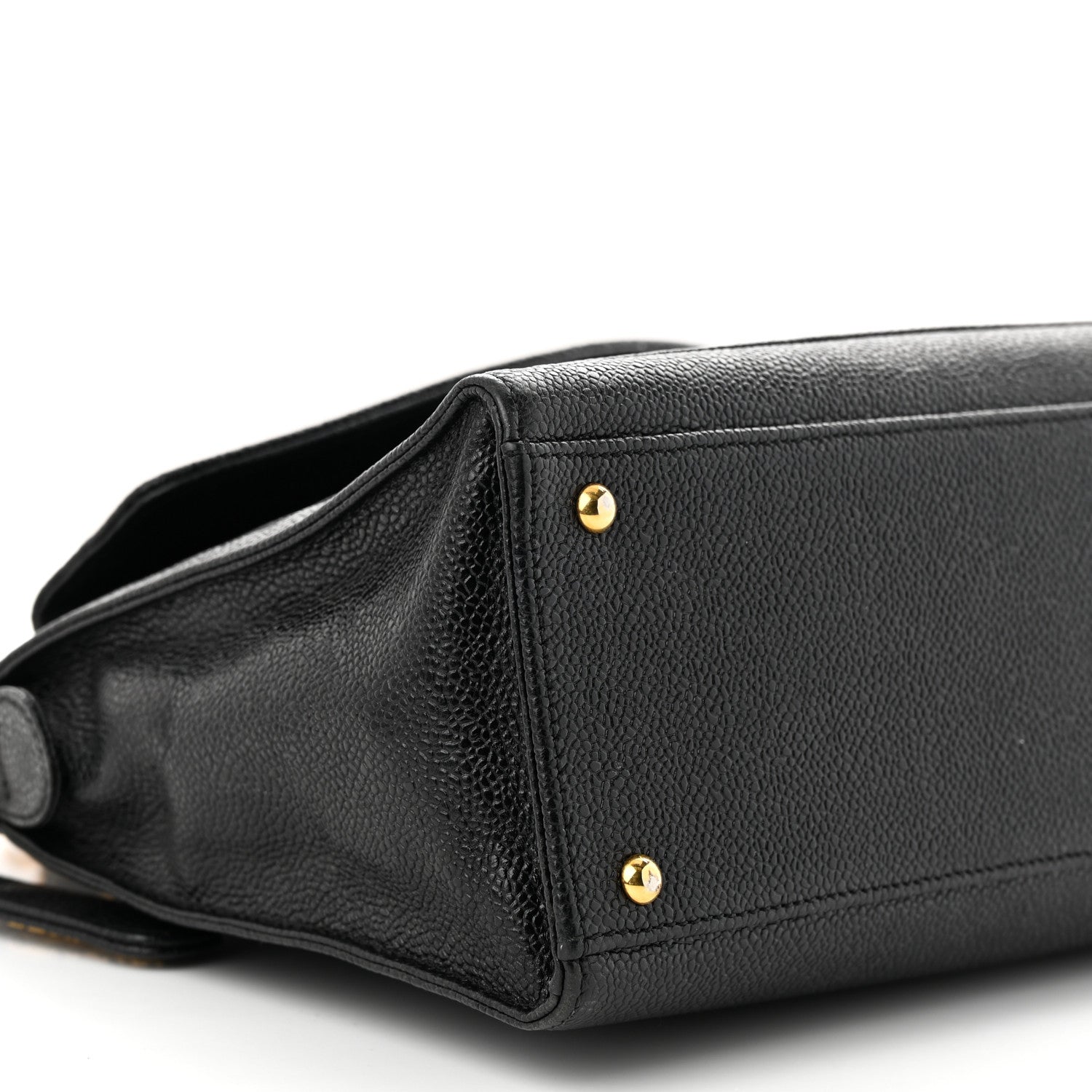 Chanel Caviar Flap Shoulder Bag Black 9 of 13