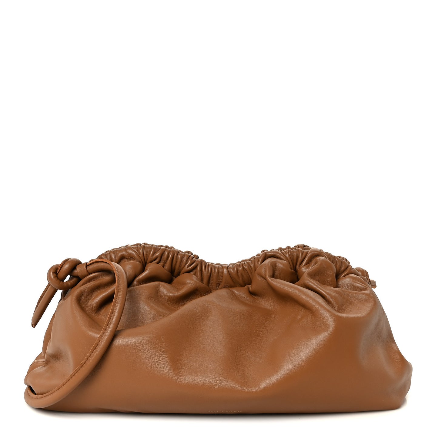 Lambskin Cloud Mini Clutch Caramel