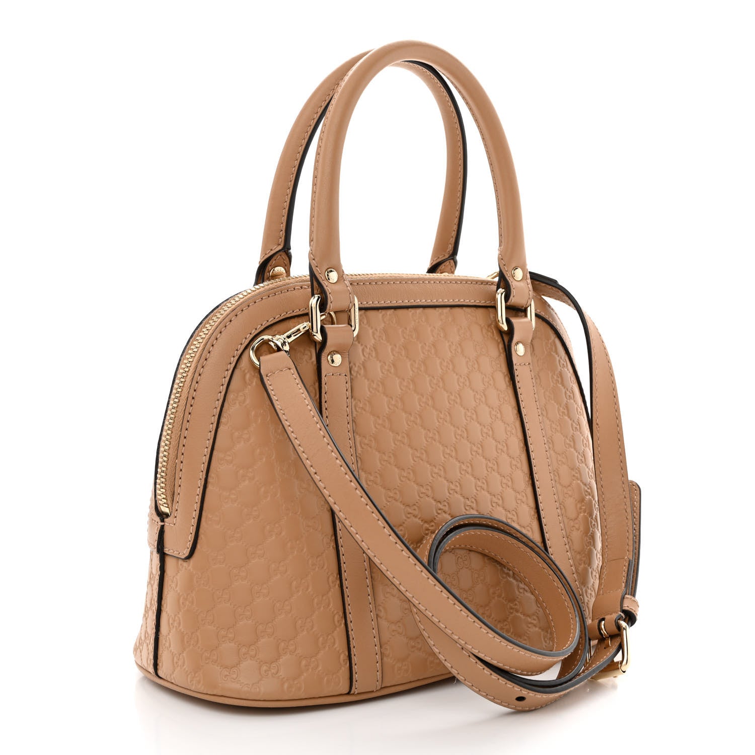 Gucci Soft Microguccissima Mini Dome Bag Camelia 3 of 12