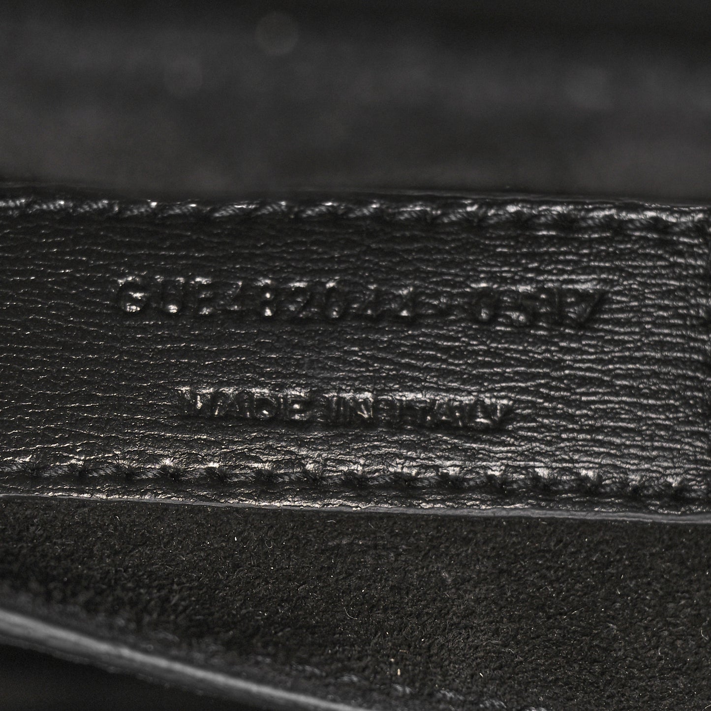 Smooth Calfskin Suede Medium Bellechasse Black