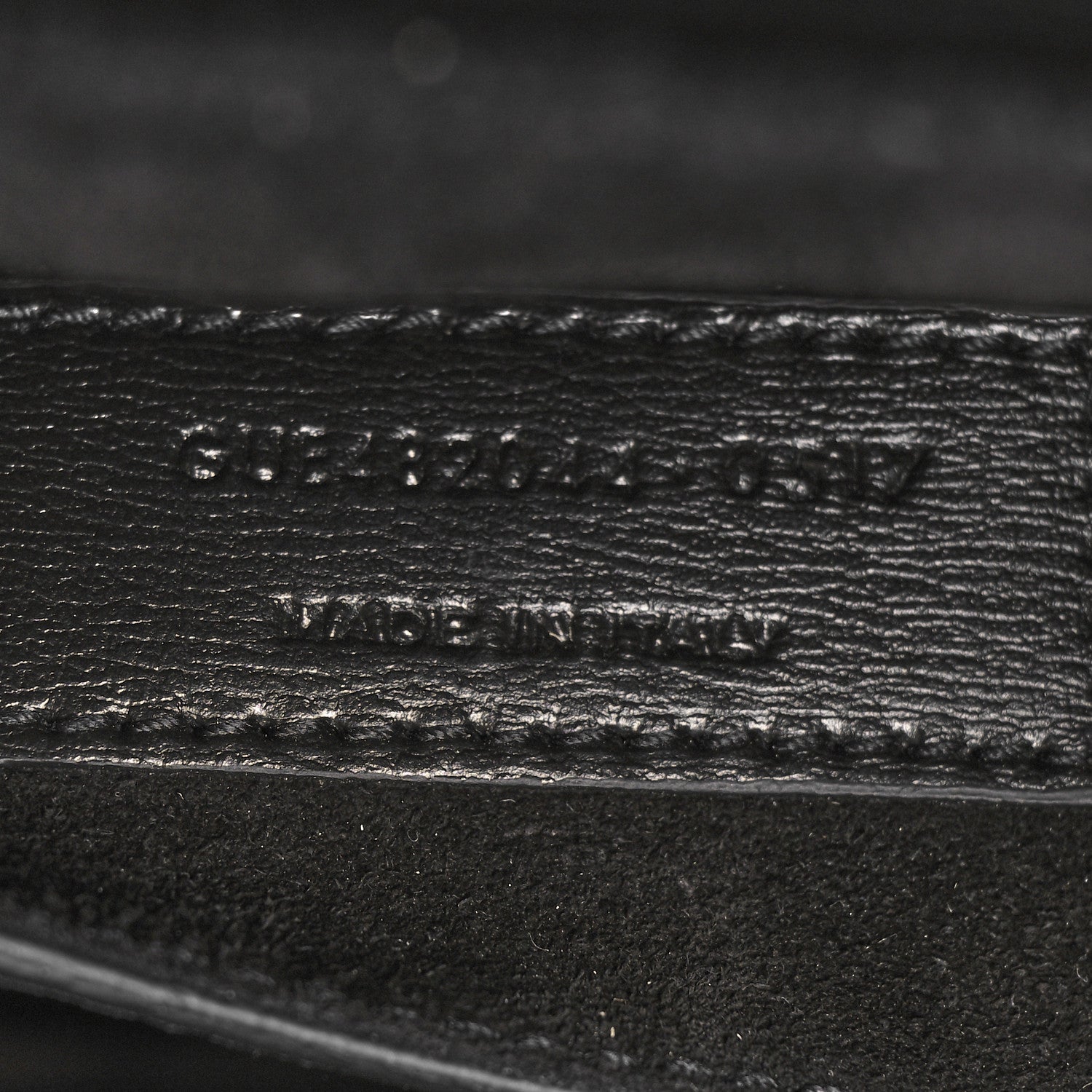 Saint Laurent Smooth Calfskin Suede Medium Bellechasse Black 7 of 10