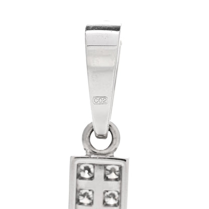 Cartier 18K White Gold Diamond Croix One More Cross Pendant 5 of 6