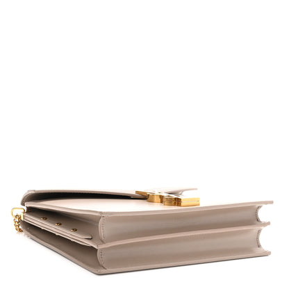 Saint Laurent Calfskin Monogram Cassandra Clasp Bag Mink Rouge Legion 3 of 8