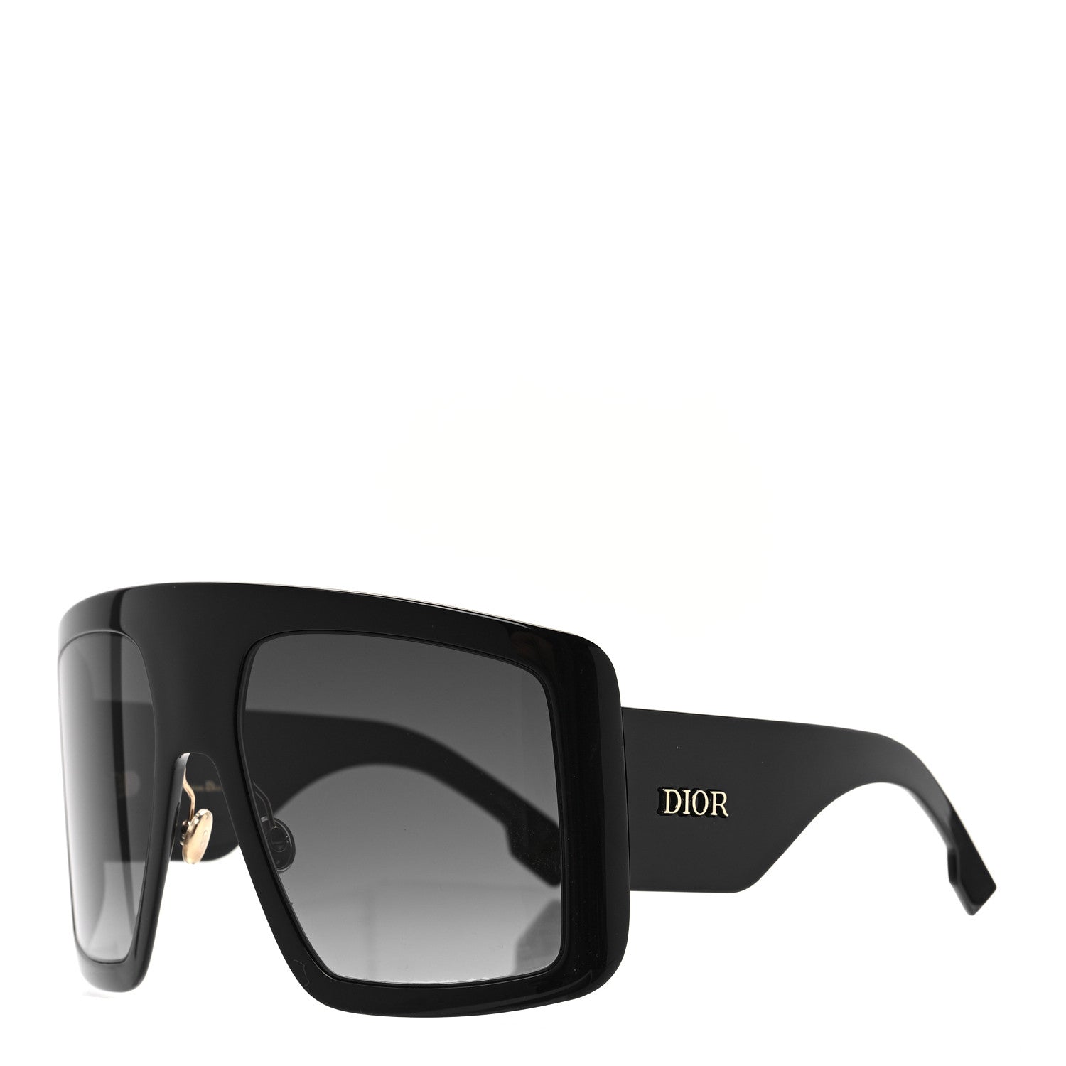 Christian Dior Acetate DiorSo Light 1 Shield Sunglasses Black 1 of 8