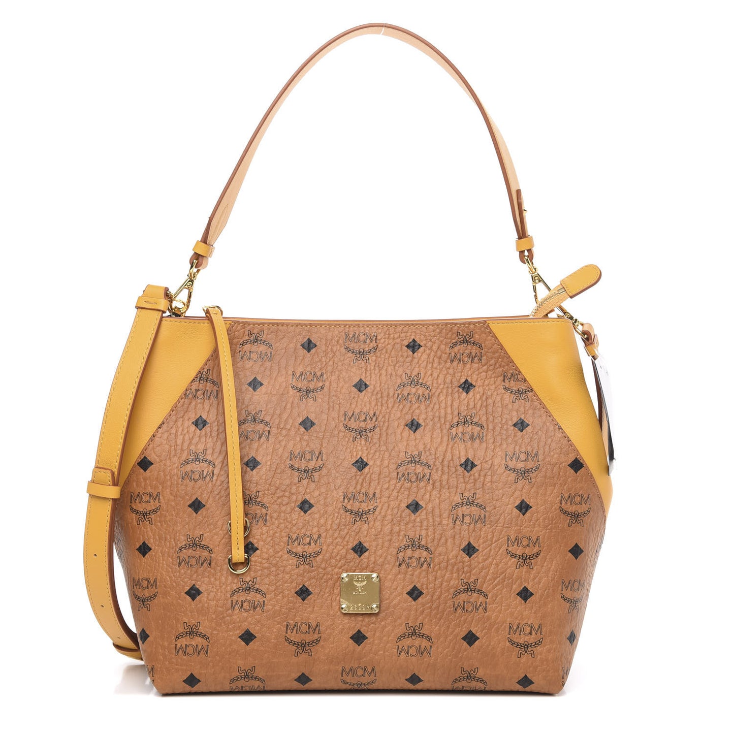 Visetos Medium Klara Hobo Cognac Yellow