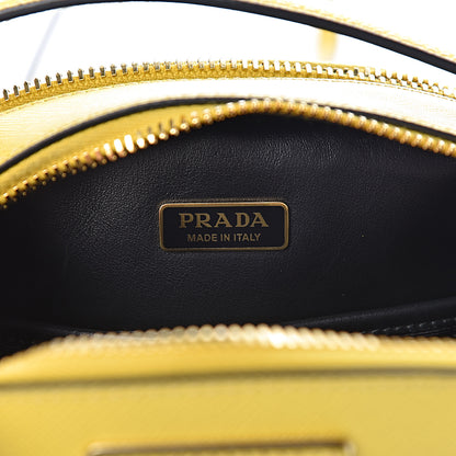 Prada Saffiano Lux Odette Crossbody Sole 7 of 10